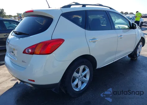 2009 Nissan Murano Sl z USA, uszkodzony, nr VIN JN8AZ18U89W013732